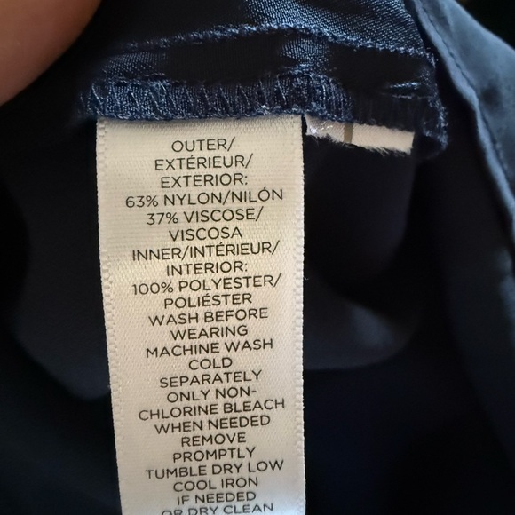 LOFT Sheer Winter Garden Flounce Dress size S - Picture 12 of 12